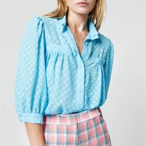 Smythe blue blouse size S